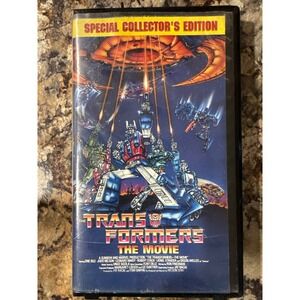 The Transformers The Movie Special Collector's Edition VHS 1986 Rhino Home Video